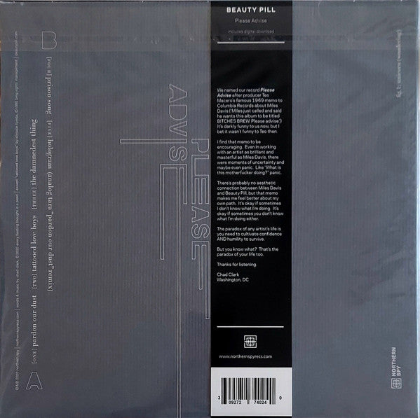 Beauty Pill ~ Please Advise (Vinyl) - Djungel & Jazz