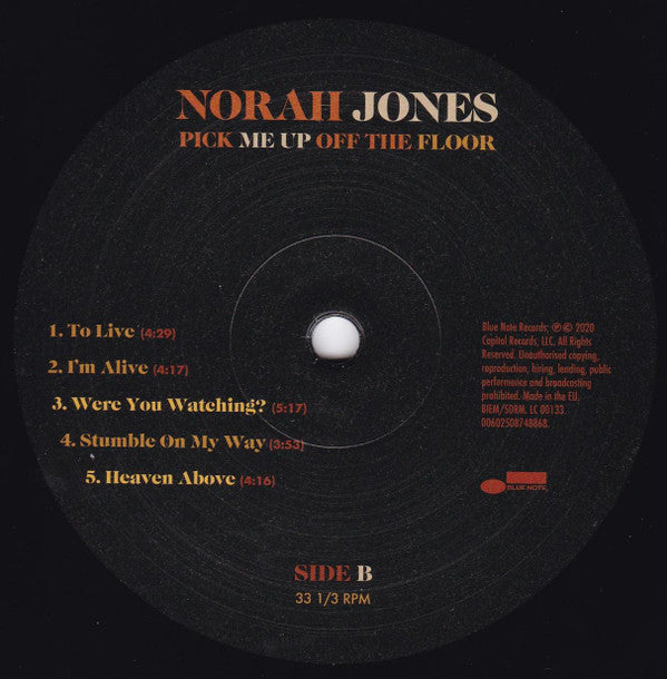 Norah Jones ~ Pick Me Up Off The Floor (Vinyl) - Djungel & Jazz