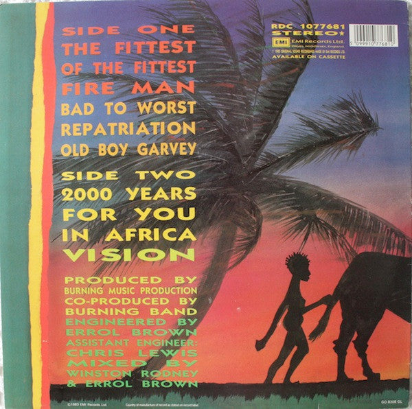 Burning Spear ~ The Fittest Of The Fittest (Vinyl) - Djungel & Jazz