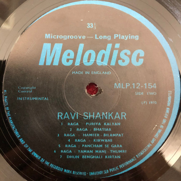 Ravi Shankar ~ The Exciting Music Of Ravi Shankar (Vinyl) - Djungel & Jazz