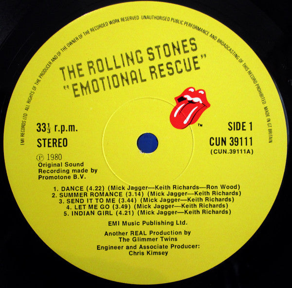 The Rolling Stones ~ Emotional Rescue (Vinyl) - Djungel & Jazz