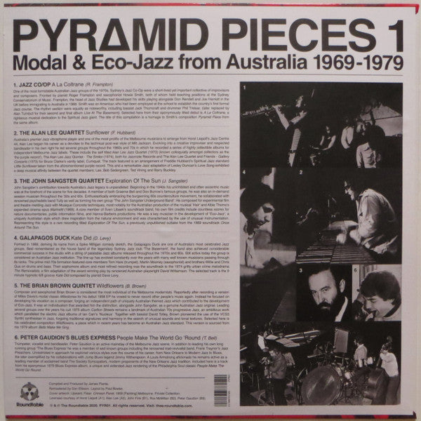 Various ~ Pyramid Pieces 1 (Modal & Eco-Jazz From Australia 1969-79) (Vinyl) - Djungel & Jazz