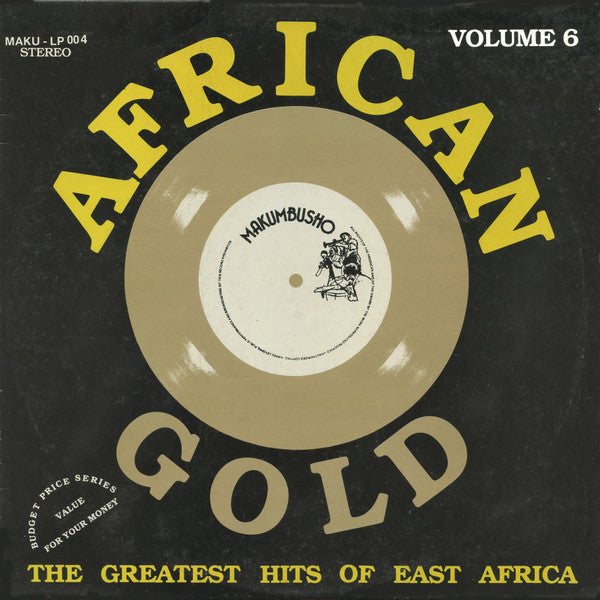 Jamhuri Jazz Band ~ African Gold Volume 6 (Wazee Hukumbuka) (Vinyl) - Djungel & Jazz