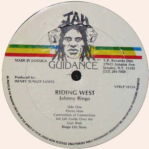 Johnny Ringo : Riding West (LP, Album)