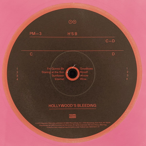 Post Malone ~ Hollywood's Bleeding (Vinyl) - Djungel & Jazz