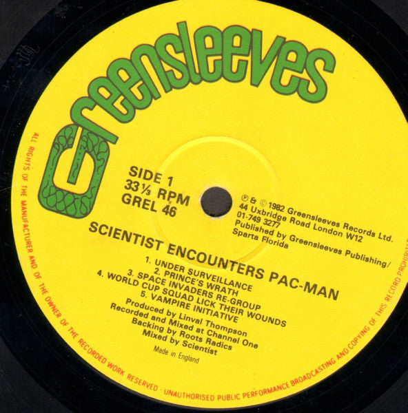 Scientist ~ Scientist Encounters Pac-Man (Vinyl) - Djungel & Jazz