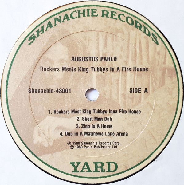 Augustus Pablo : Rockers Meets King Tubbys In A Fire House (LP, Album)