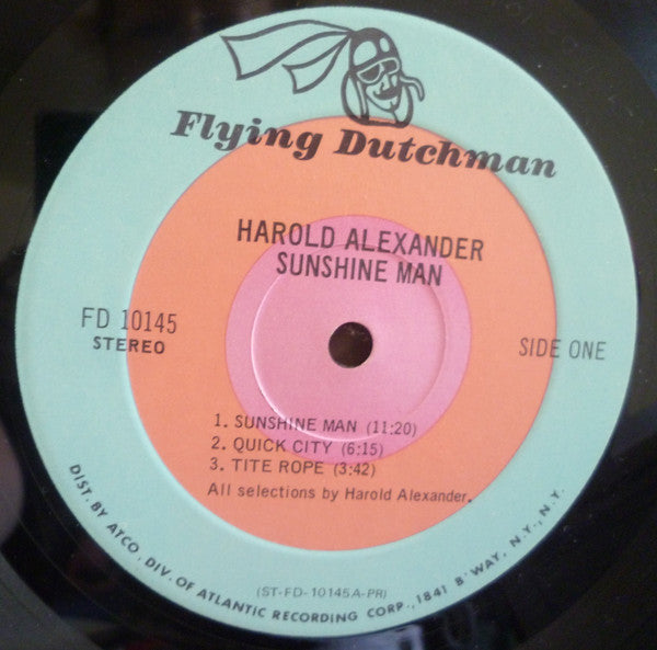 Harold Alexander ~ Sunshine Man (Vinyl) - Djungel & Jazz