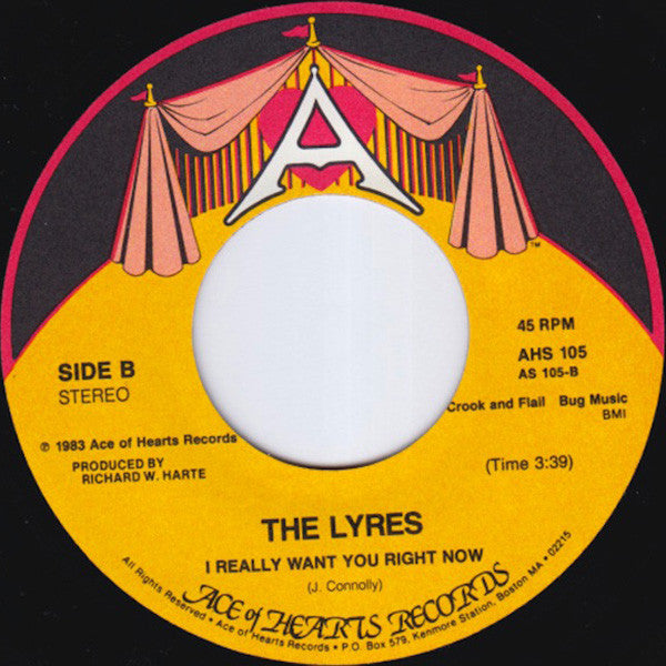 Lyres : I Want To Help You Ann / I Really Want You Right Now (7", Single)