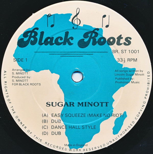 Sugar Minott : Dancehall Showcase (10", EP)