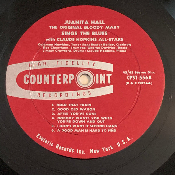 Juanita Hall With Claude Hopkins All Stars ~ The Original Bloody Mary Sings The Blues (Vinyl) - Djungel & Jazz