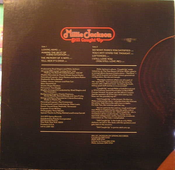 Millie Jackson ~ Still Caught Up (Vinyl) - Djungel & Jazz