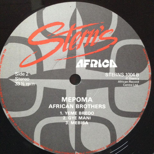 African Brothers : Me Poma (LP, Album)