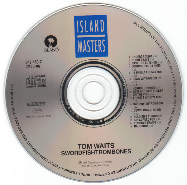 Tom Waits ~ Swordfishtrombones (Vinyl) - Djungel & Jazz