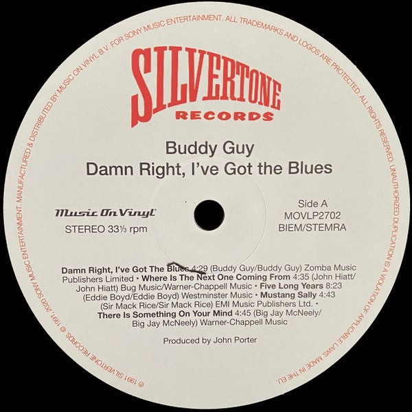 Buddy Guy ~ Damn Right, I've Got The Blues (Vinyl) - Djungel & Jazz