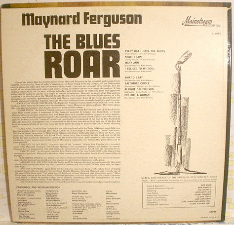 Maynard Ferguson ~ The Blues Roar (Vinyl) - Djungel & Jazz
