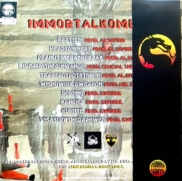 Estee Nack x Al.divino : Immortalkombat (12", Album, Ltd, OBI)