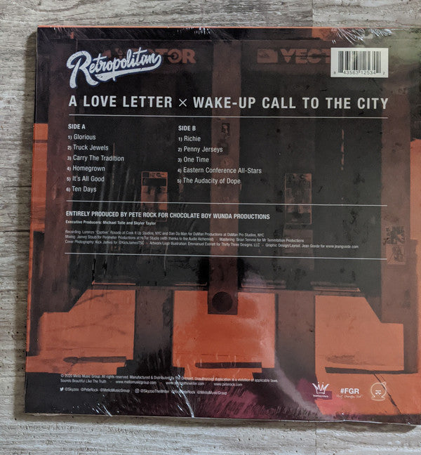 Skyzoo + Pete Rock : Retropolitan (Instrumentals) (LP, Album, RSD, Ltd)