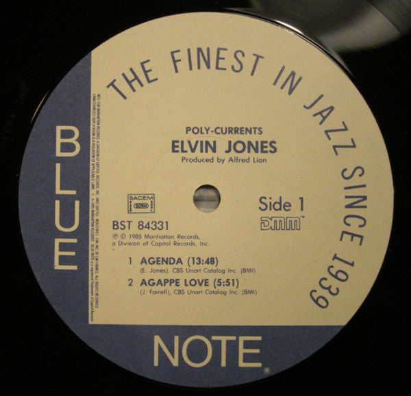 Elvin Jones ~ Poly-Currents (Vinyl) - Djungel & Jazz