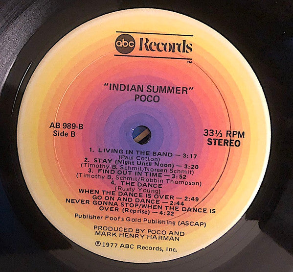 Poco ~ Indian Summer (Vinyl) - Djungel & Jazz