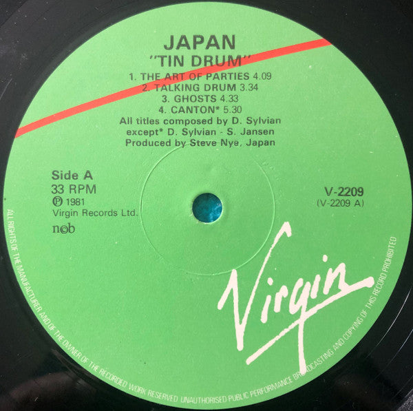 Japan ~ Tin Drum (Vinyl) - Djungel & Jazz