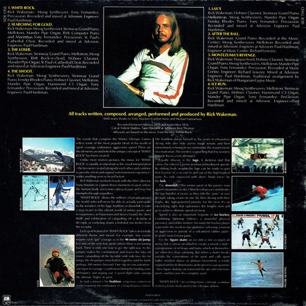 Rick Wakeman ~ White Rock (Vinyl) - Djungel & Jazz