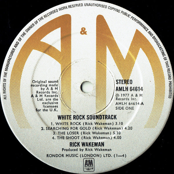 Rick Wakeman ~ White Rock (Vinyl) - Djungel & Jazz