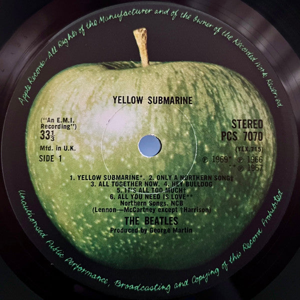 The Beatles ~ Yellow Submarine (Vinyl) - Djungel & Jazz