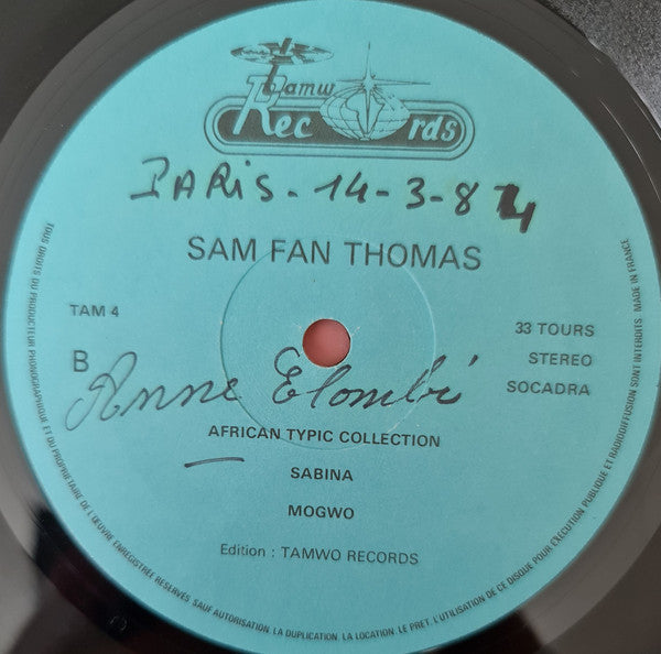Sam Fan Thomas ~ Makassi (Vinyl) - Djungel & Jazz