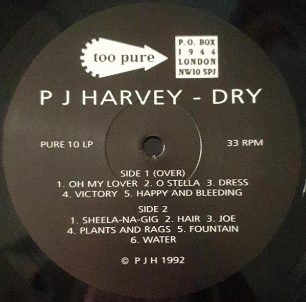 PJ Harvey ~ Dry (Vinyl) - Djungel & Jazz
