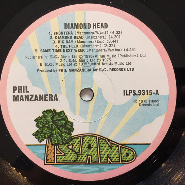 Phil Manzanera ~ Diamond Head (Vinyl) - Djungel & Jazz