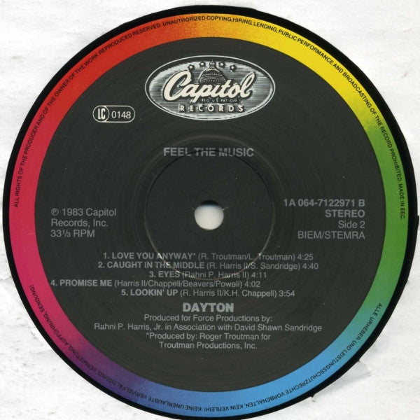 Dayton : Feel The Music (LP, Album)