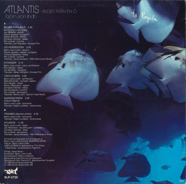 Björn J:Son Lindh ~ Atlantis - Bilder Från En Ö (Vinyl) - Djungel & Jazz