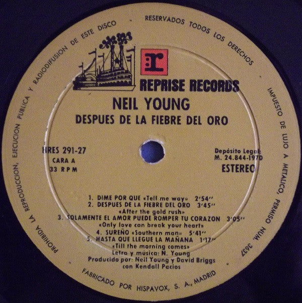 Neil Young ~ After The Gold Rush (Vinyl) - Djungel & Jazz