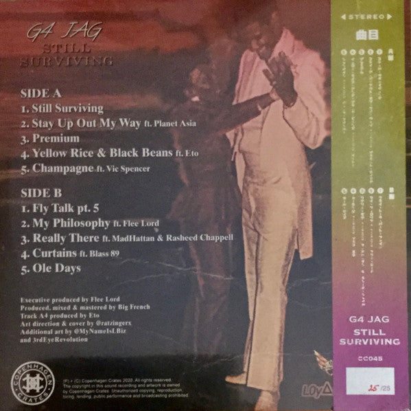 G4 Jag : Still Surviving (12", Album, Ltd, Num, OBI)