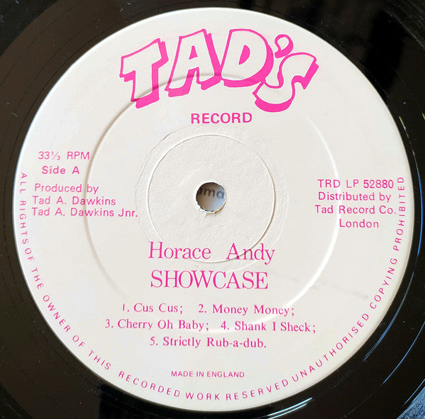 Horace Andy : Showcase (LP, Album)