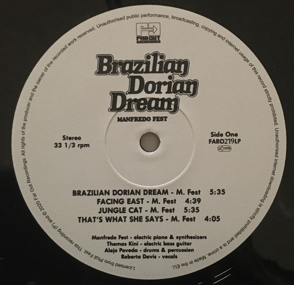 Manfredo Fest ~ Brazilian Dorian Dream (Vinyl) - Djungel & Jazz