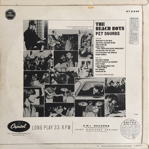 The Beach Boys ~ Pet Sounds (Vinyl) - Djungel & Jazz