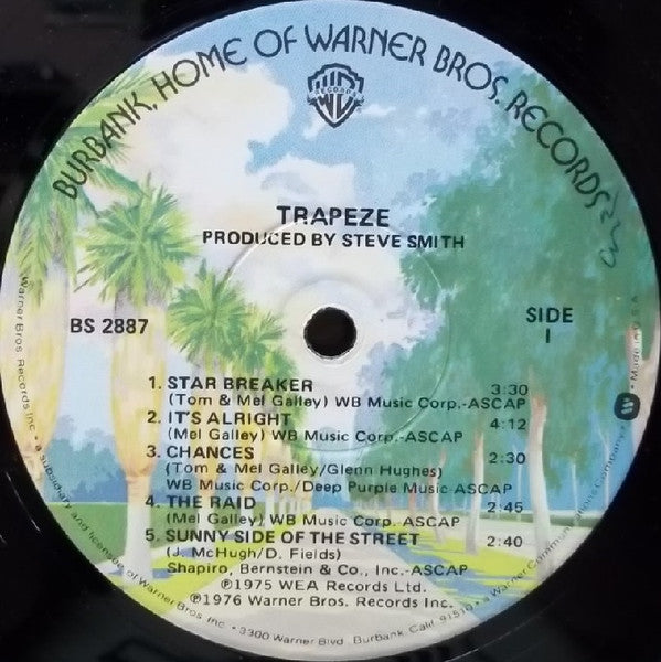 Trapeze ~ Trapeze (Vinyl) - Djungel & Jazz