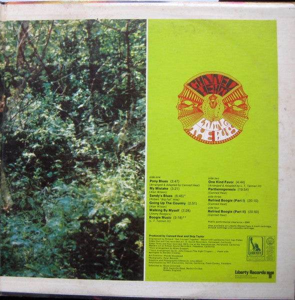 Canned Heat ~ Living The Blues (Vinyl) - Djungel & Jazz