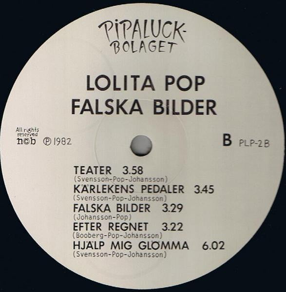 Lolita Pop ~ Falska Bilder (Vinyl) - Djungel & Jazz