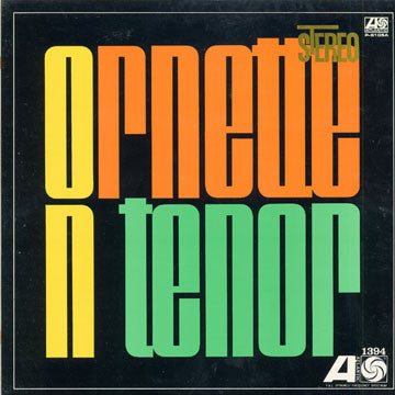 Ornette Coleman : Ornette On Tenor (LP, Album, RE)