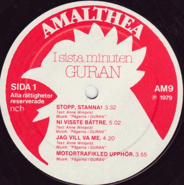 Guran ~ I Sista Minuten (Vinyl) - Djungel & Jazz