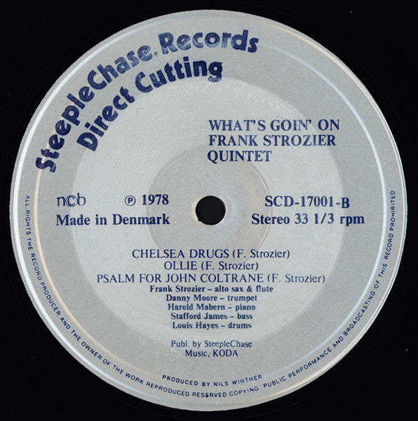 Frank Strozier Quintet ~ What's Goin' On (Vinyl) - Djungel & Jazz