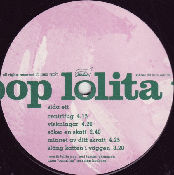 Lolita Pop ~ Irrfärder (Vinyl) - Djungel & Jazz
