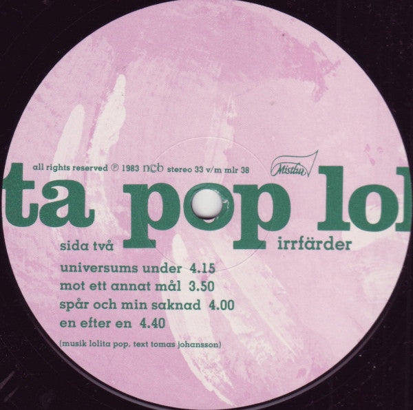 Lolita Pop ~ Irrfärder (Vinyl) - Djungel & Jazz