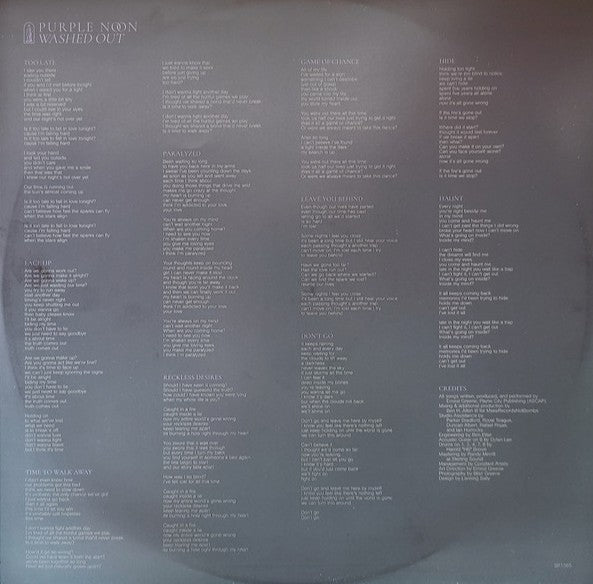 Washed Out ~ Purple Noon (Vinyl) - Djungel & Jazz