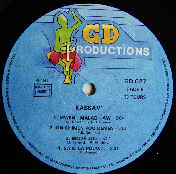 Kassav' : Kassav' (LP, Album)