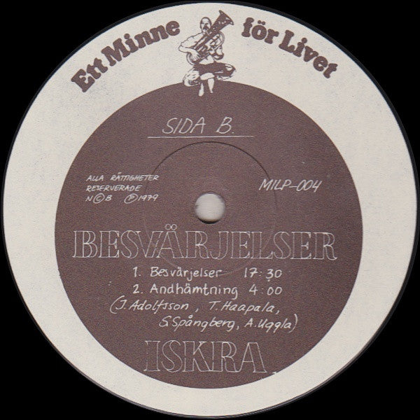 Iskra : Besvärjelser (LP, Album)
