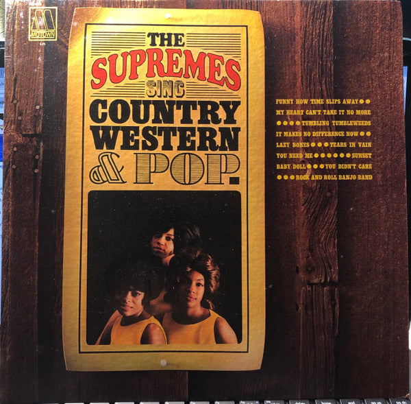 The Supremes ~ Sing Country Western & Pop (Vinyl) - Djungel & Jazz